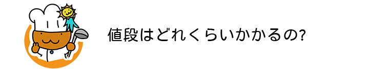 値段はどれくらいかかるの2